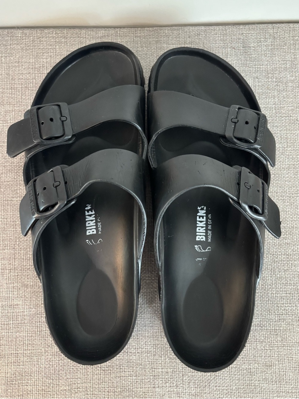 Birkenstock Arizona EVA Black Double Strap Waterproof Sandals Size 41 / W 10